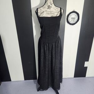 Cider Black Maxi Dress